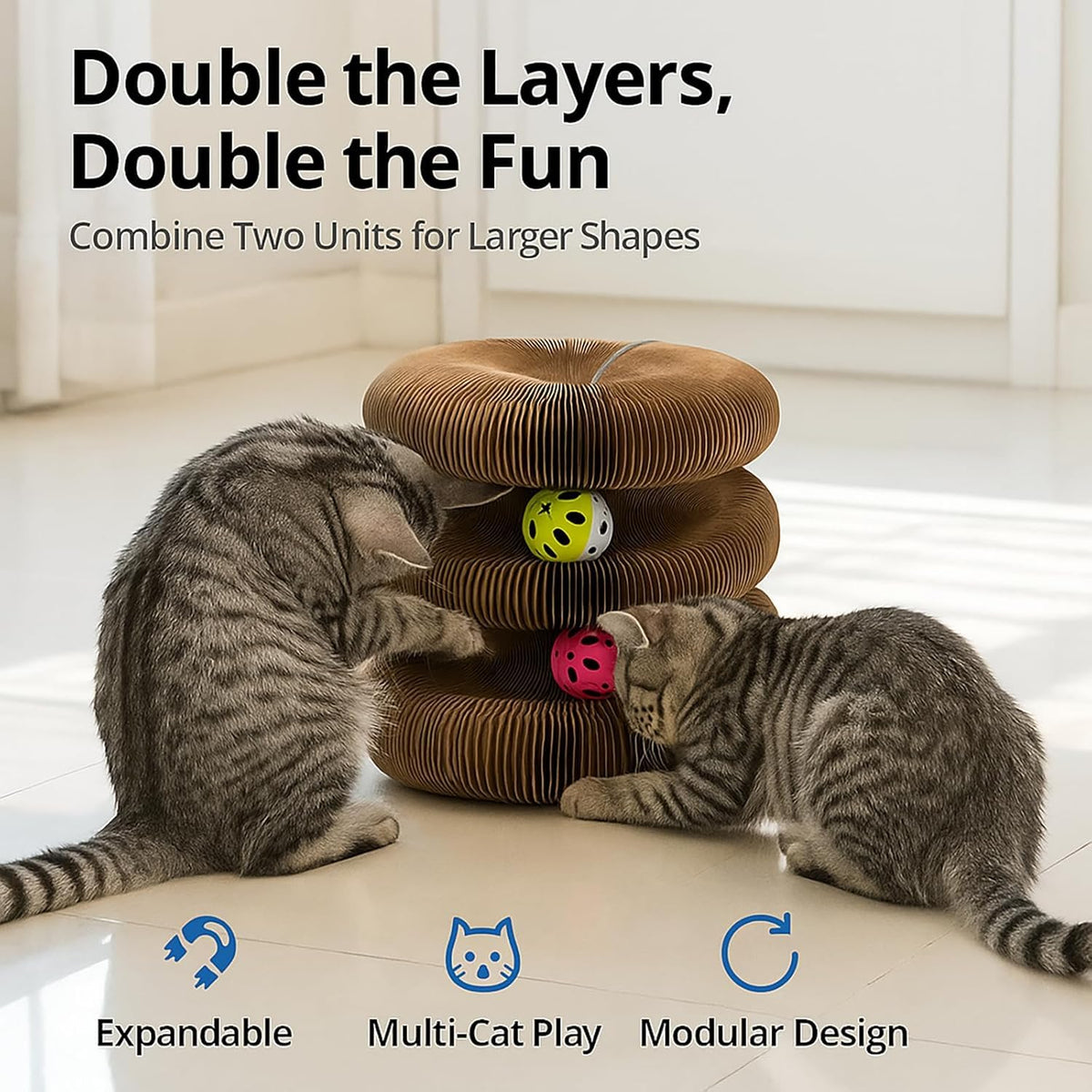 LEQOS Pet Activity Structure in 12 in, Various Colors