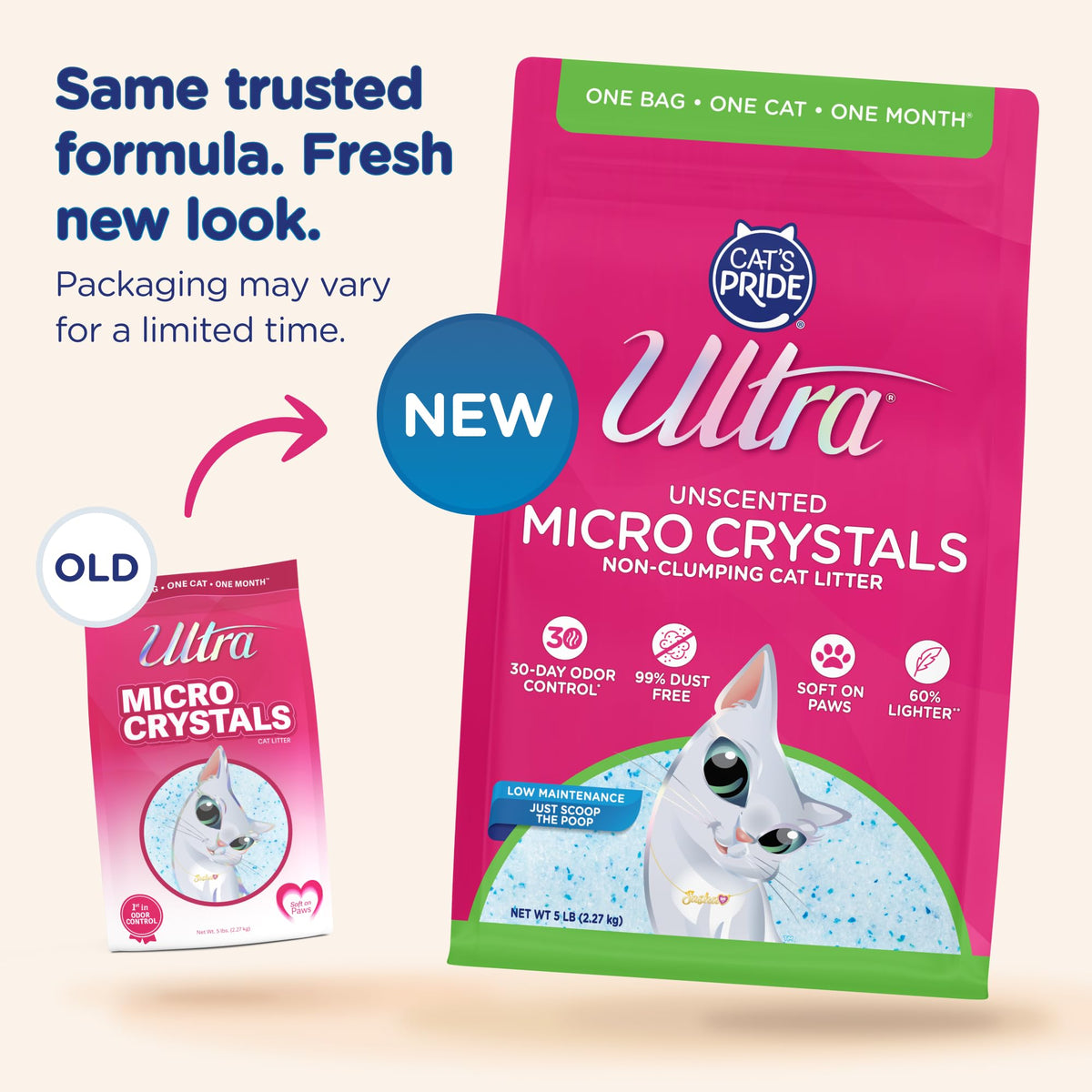 ULTRA Animal Litter in 15 Pound, Micro Crystals