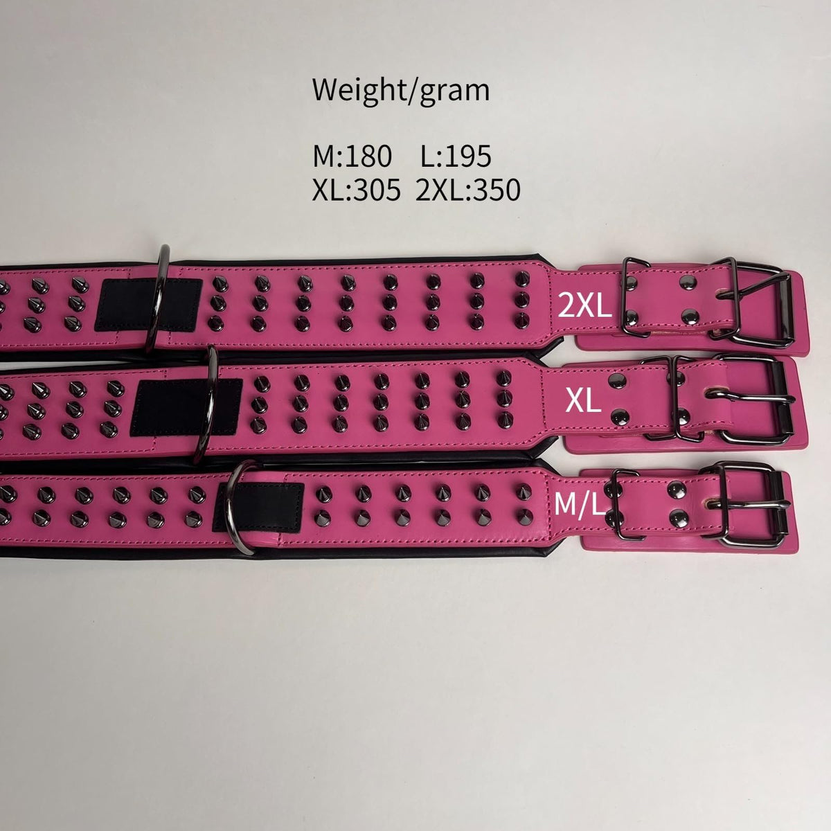 Molteriqo Animal Collar in M-neck 33-41cm, Pink