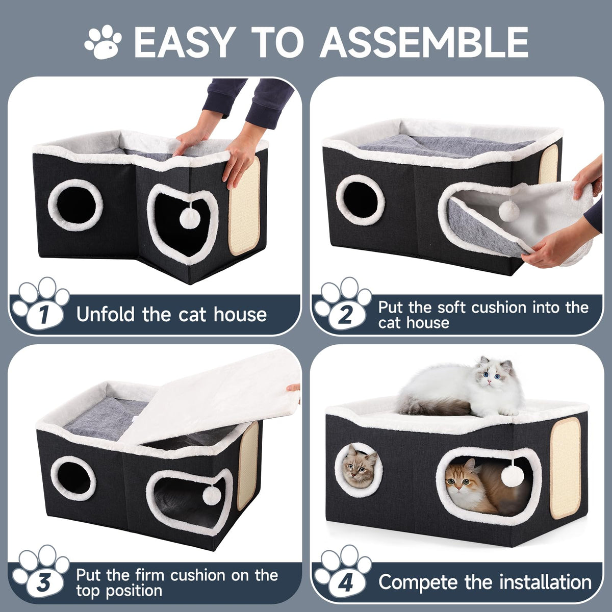Shikha Animal Shelter in Extra Large, Black