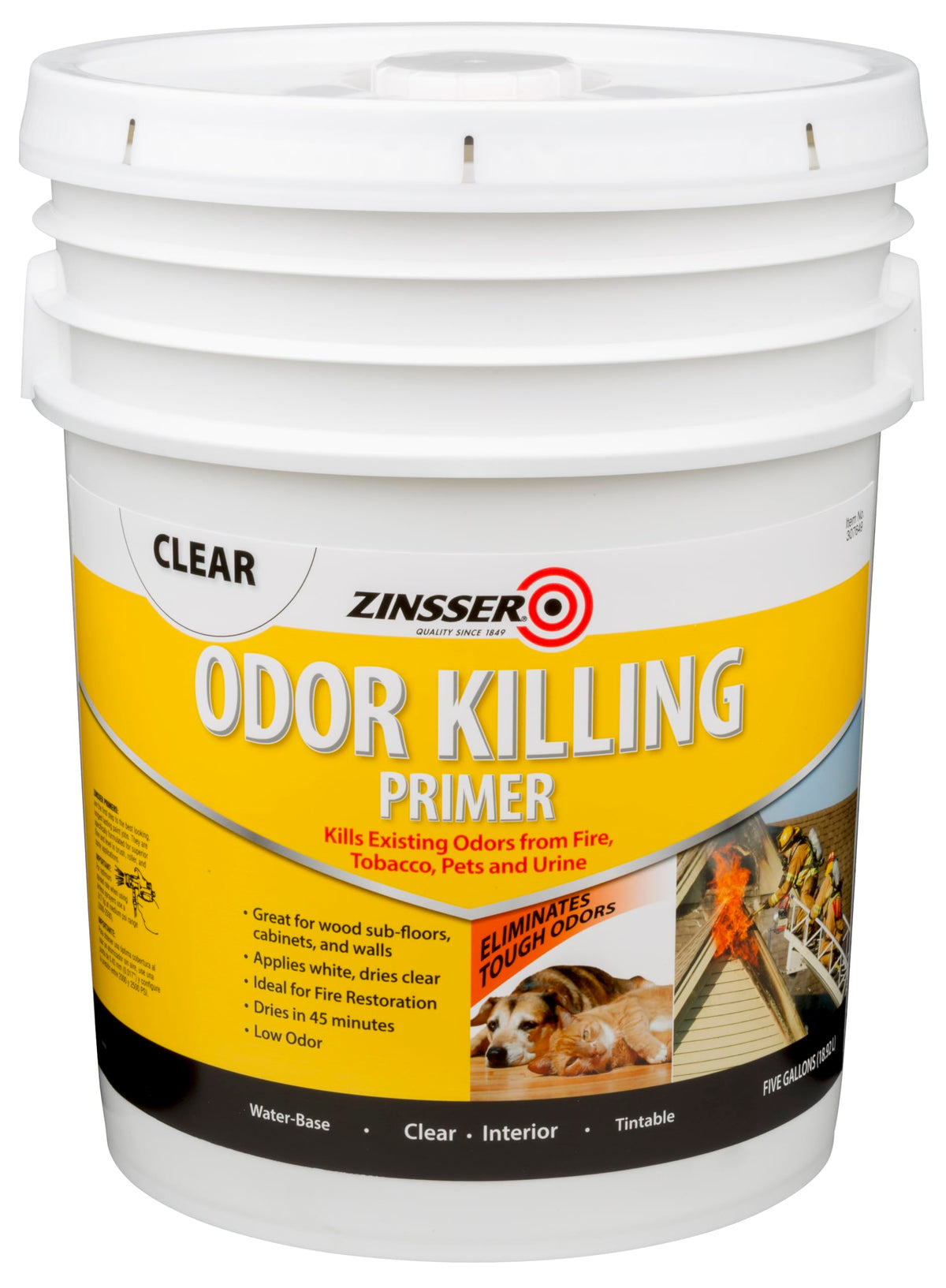 Zinsser Paint in 640 Fl Oz (Pack of 1), White