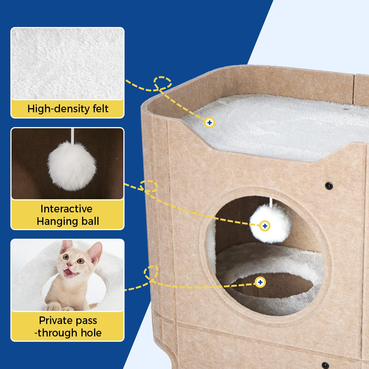 ABCPET Animal Shelter in Beige
