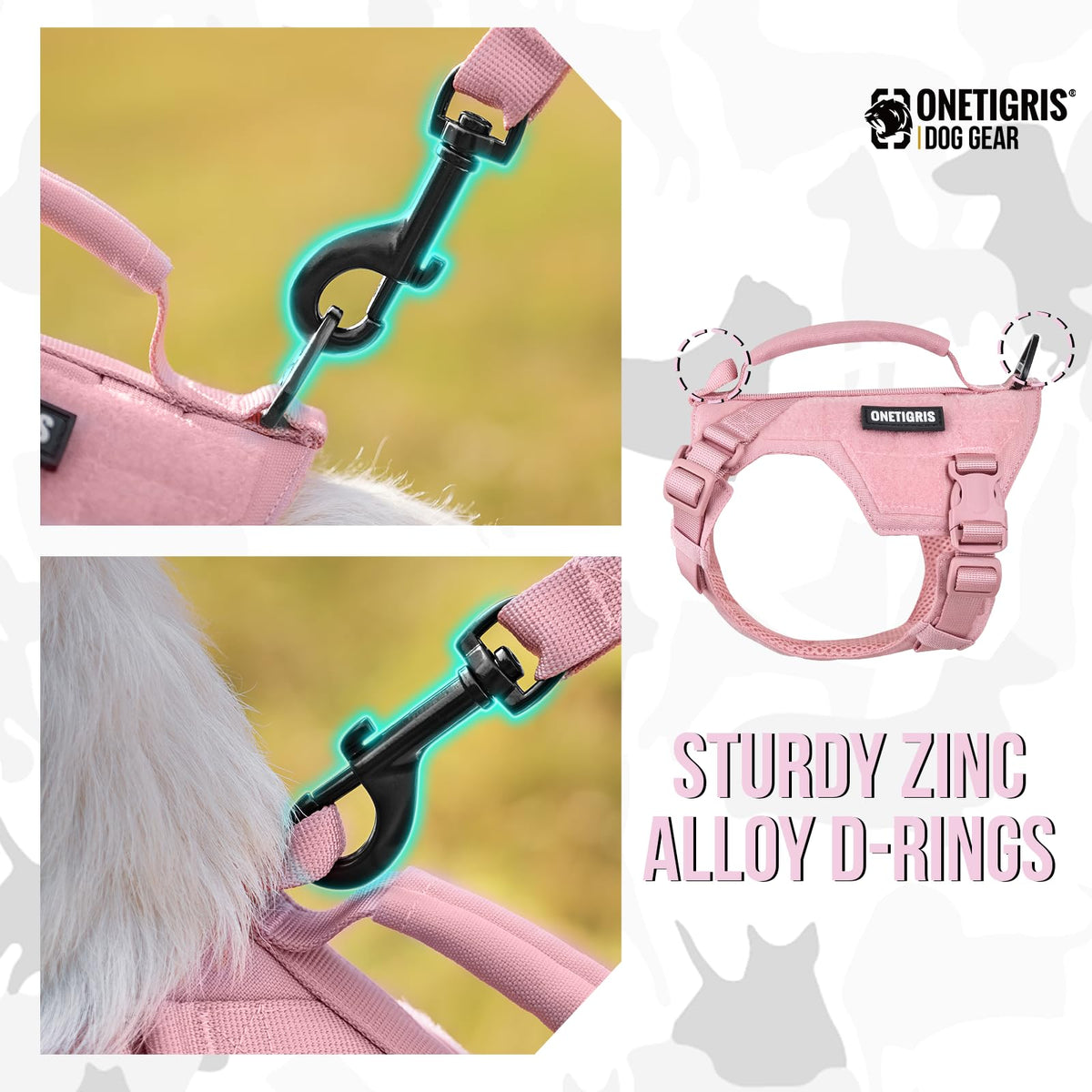 ONETIGRIS Animal Harness in XXS, Pink