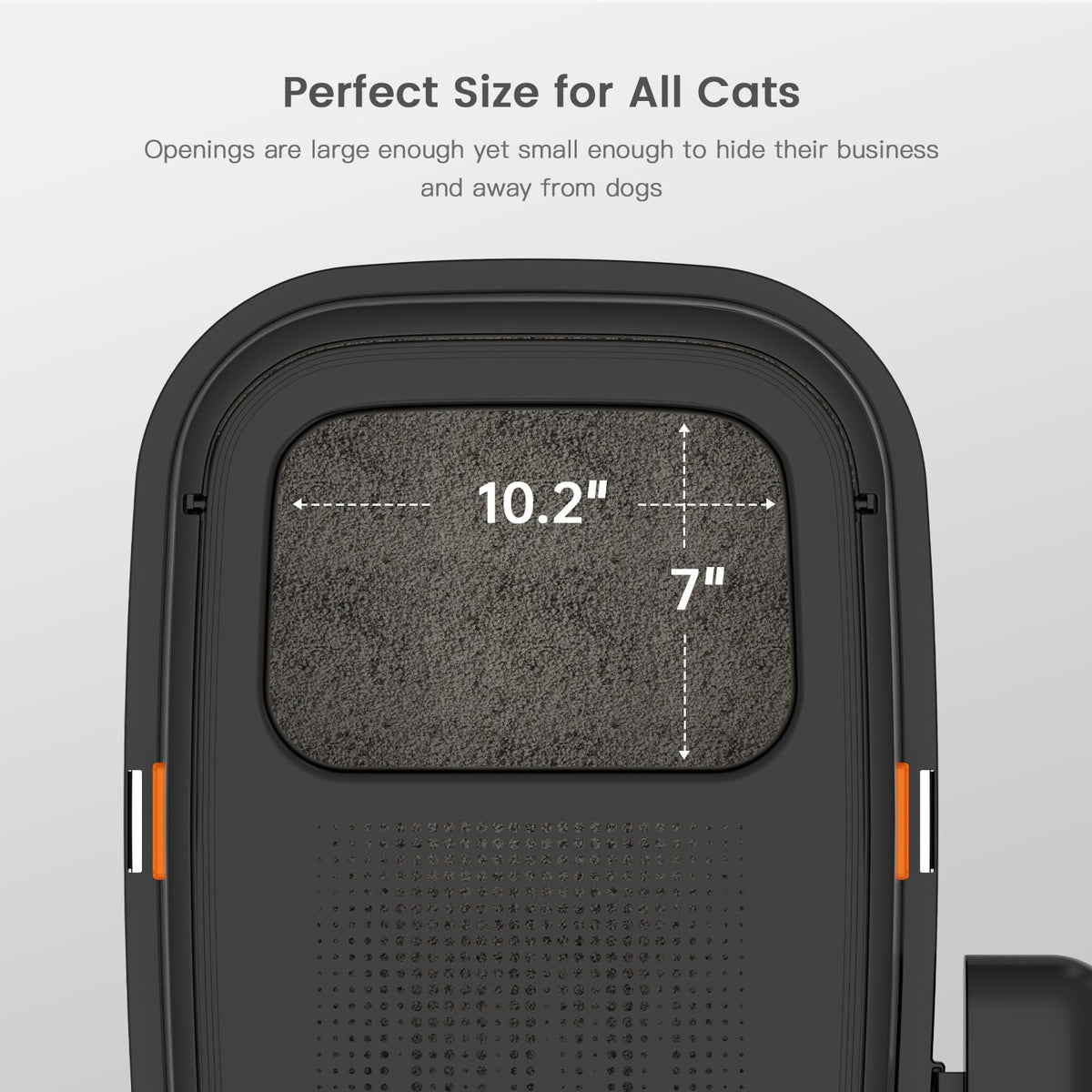 WoofiGo Litter Box in X-Large, V-Black