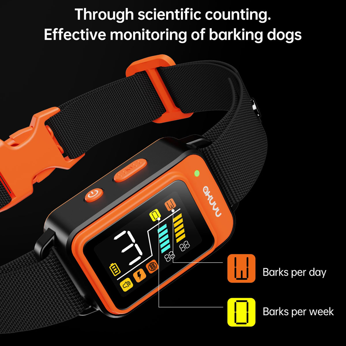 AKUVU Animal Collar in 27 inches, Orange
