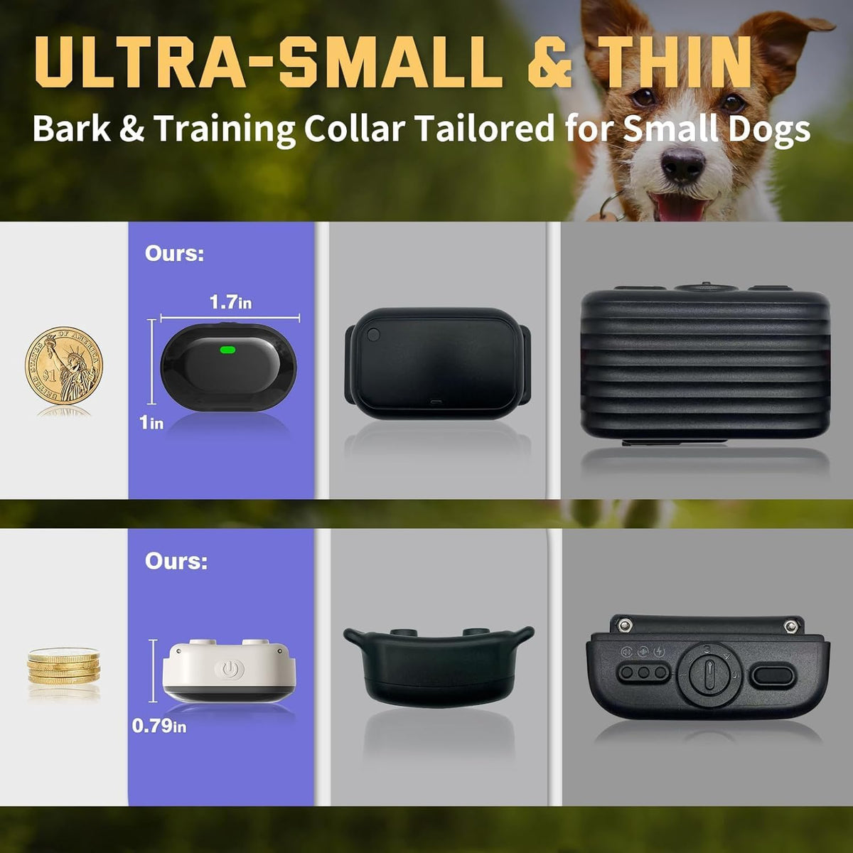 Chupolik Animal Collar in Ultra-Small, White