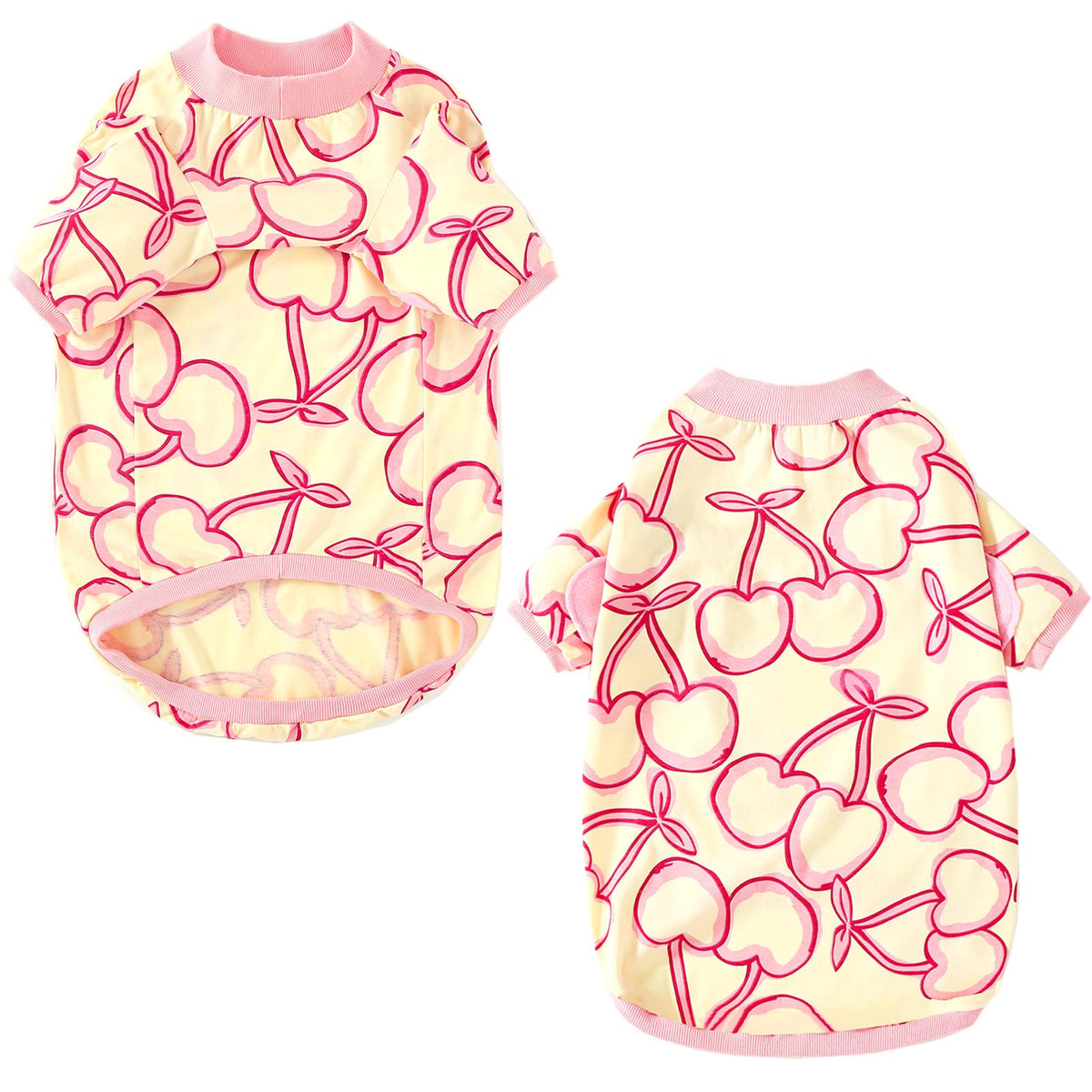 PriPre Pet Apparel in Medium, Cherry