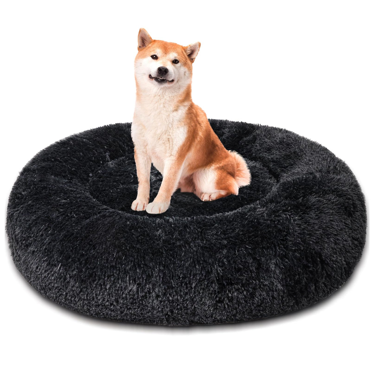 Patas Lague Pet Bed Mat in XL:36x36INCH, Black