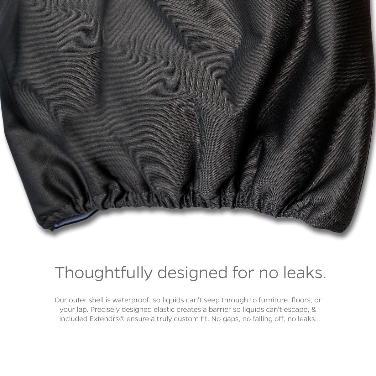 Pet Parents Animal Incontinence Protector in X-Small (11-13"), Black