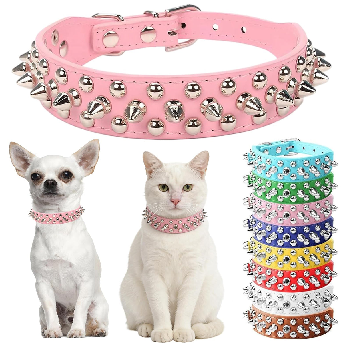 PSPORT Animal Collar in XXS(Neck 6-8"), Pink
