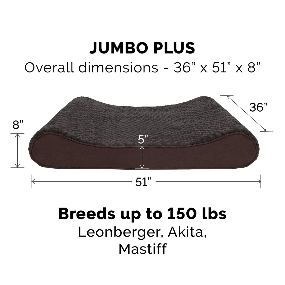 Furhaven Pet Bed Mat in Jumbo Plus, Ultra Plush (Chocolate)