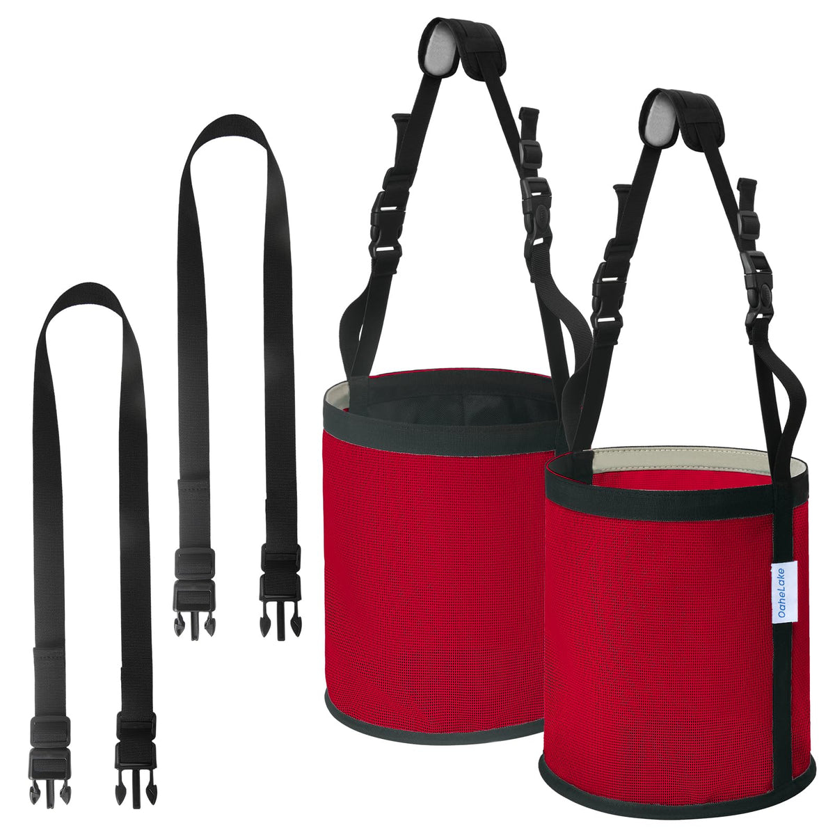 OAHELAKE Pet Supplies in Universal, 2 Pcs Red