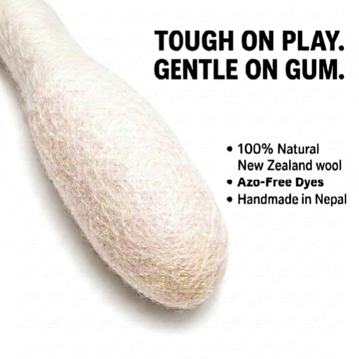 Glaciart One Pet Toy in Regular, White Swabs
