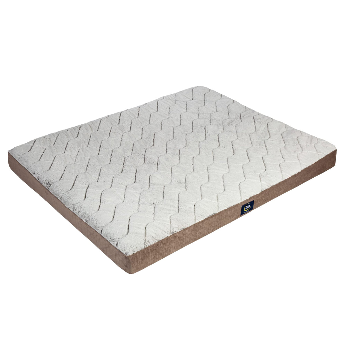 Serta Pet Bed Mat in Large, Chocolate Brown