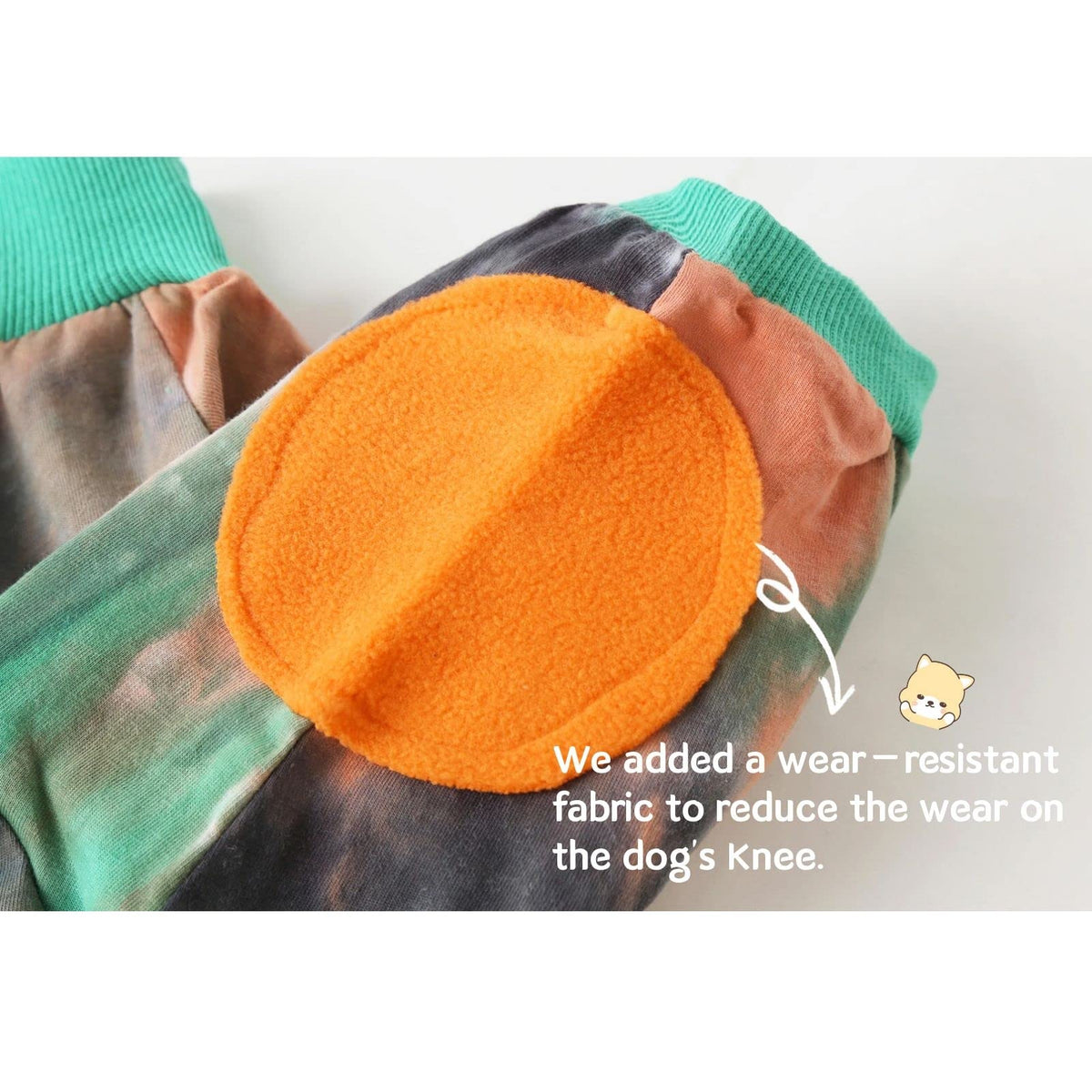 PriPre Pet Apparel in Large, Green Orange