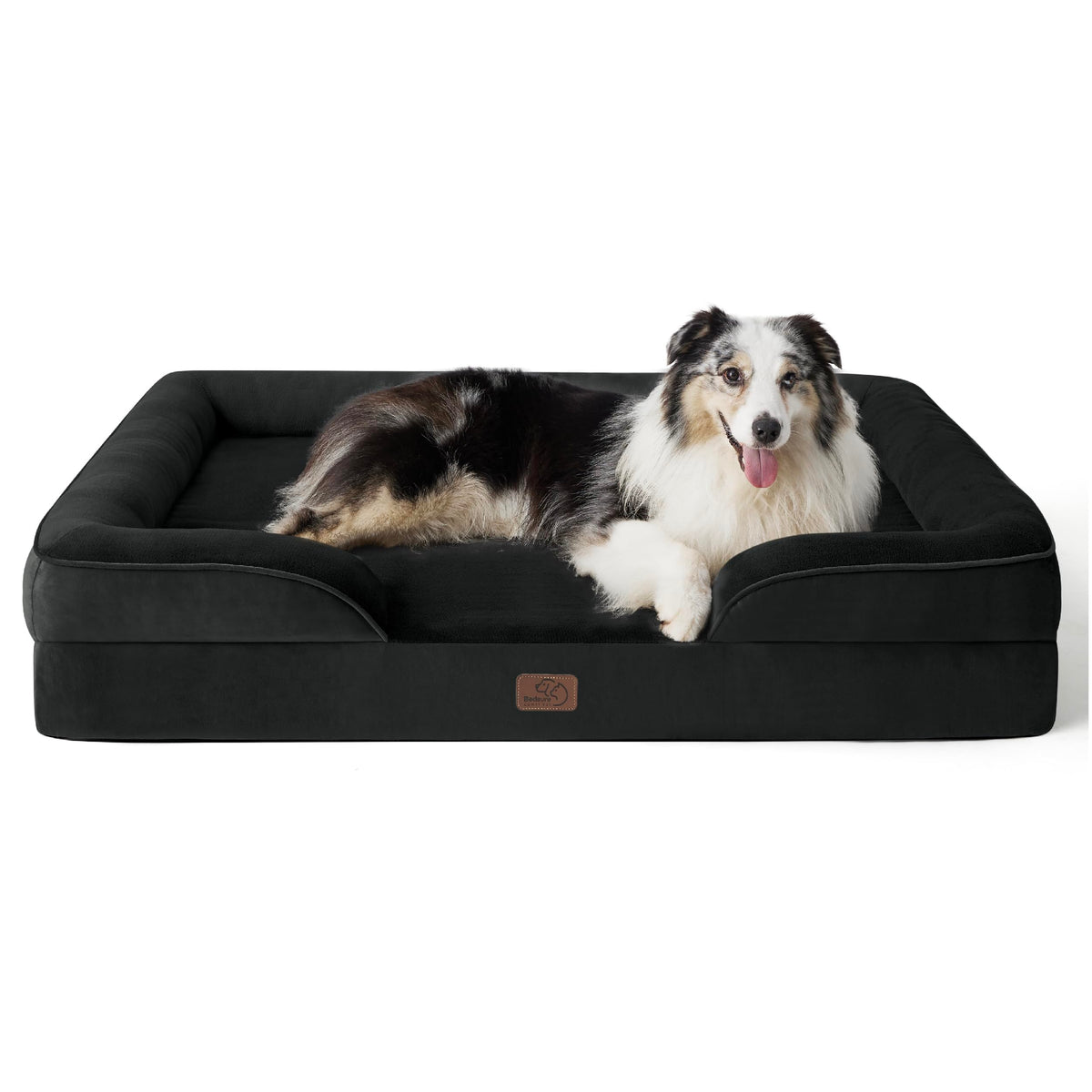 Bedsure Pet Bed Mat in 42"l X 32"w X 6.5"th, Black