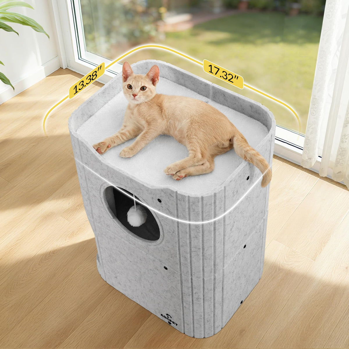 ABCPET Animal Shelter in Light Gray