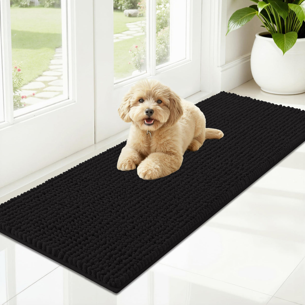 OLANLY Pet Bed Mat in 47" X 17", Black