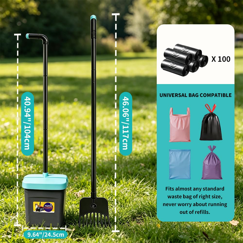 WuzoClean Pet Supplies in Gray & Turquoise Blue