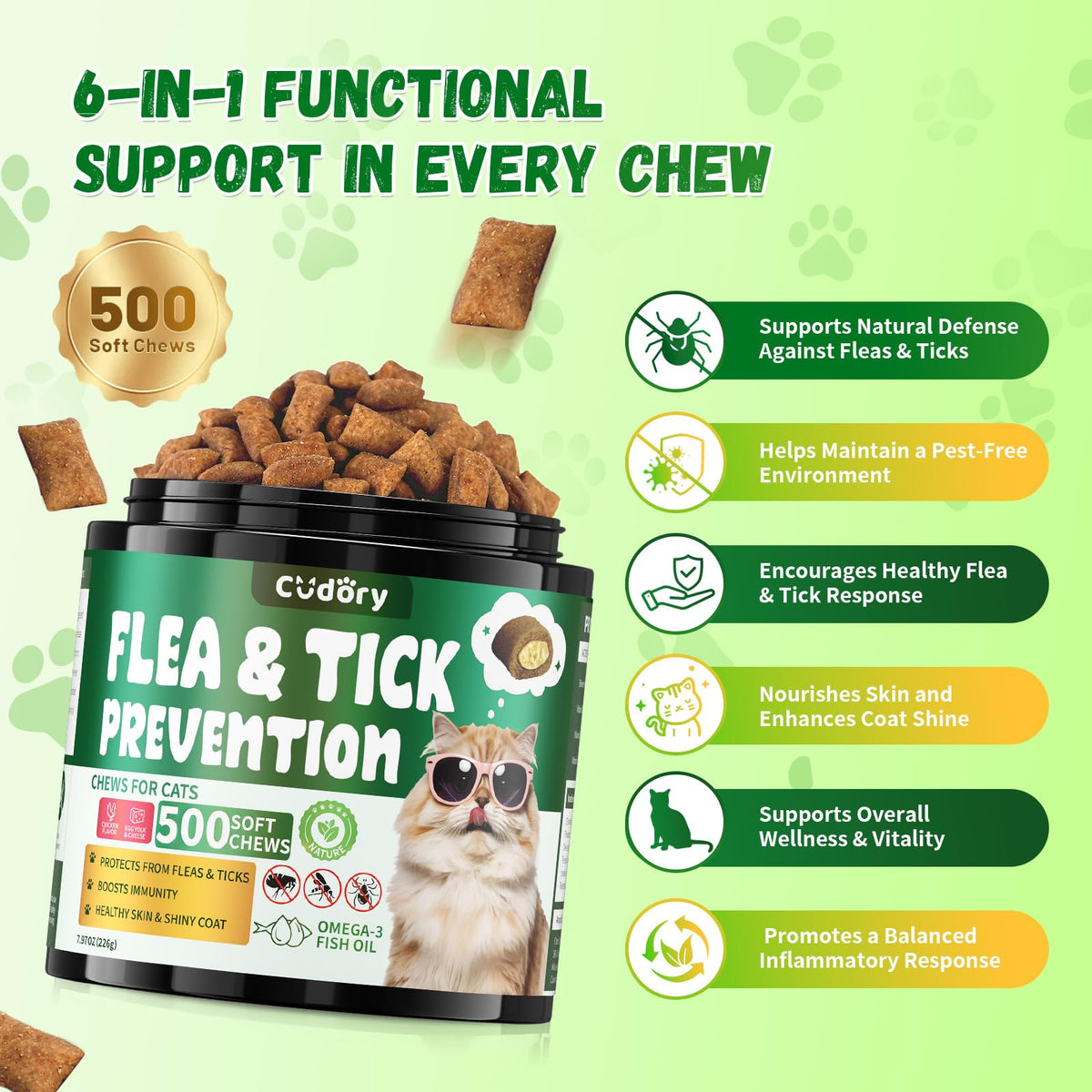 Cudory Animal Nutritional Supplement in brown