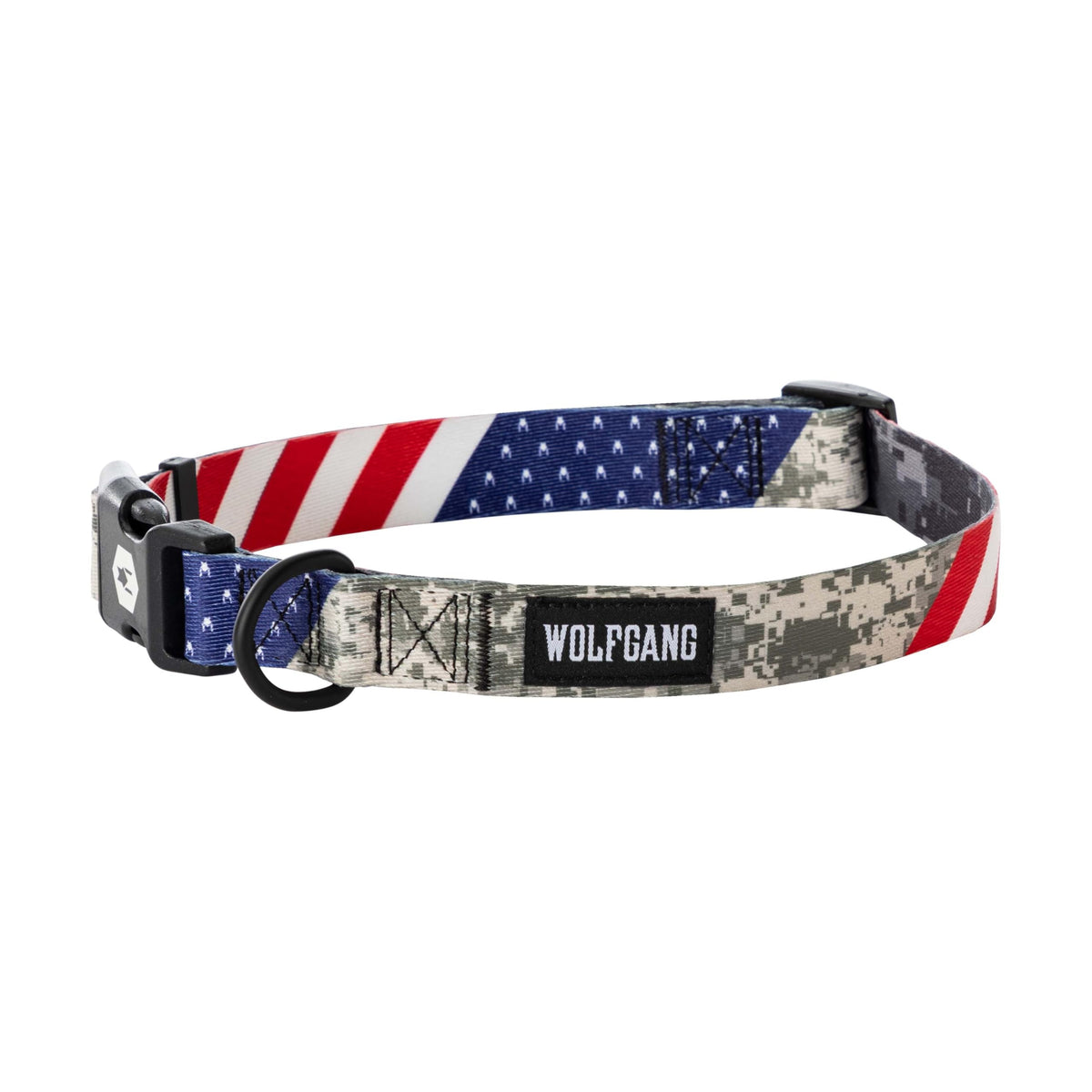 Wolfgang Man & Beast Animal Collar in Small (5/8 Inch x 8-12 Inch), DigitalDog Print