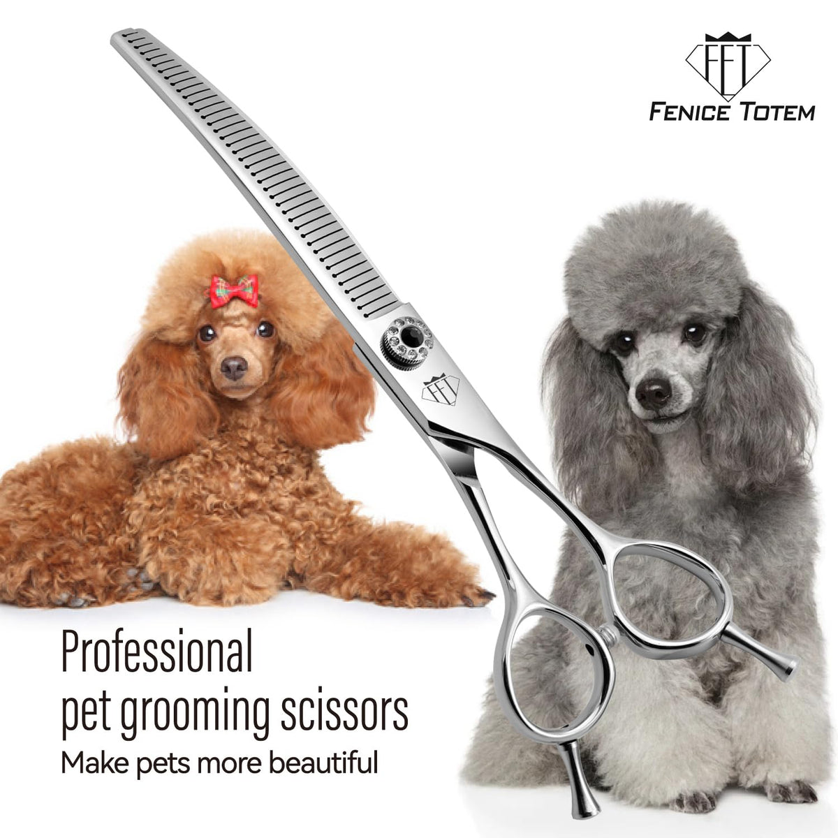 FENICE TOTEM Scissors in 7.0 inch, Curved Blender