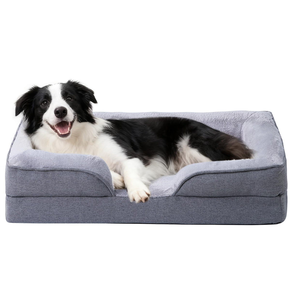 Makigued Pet Bed Mat in 35"L x 25"W x 6.7"Th, Dark Brown