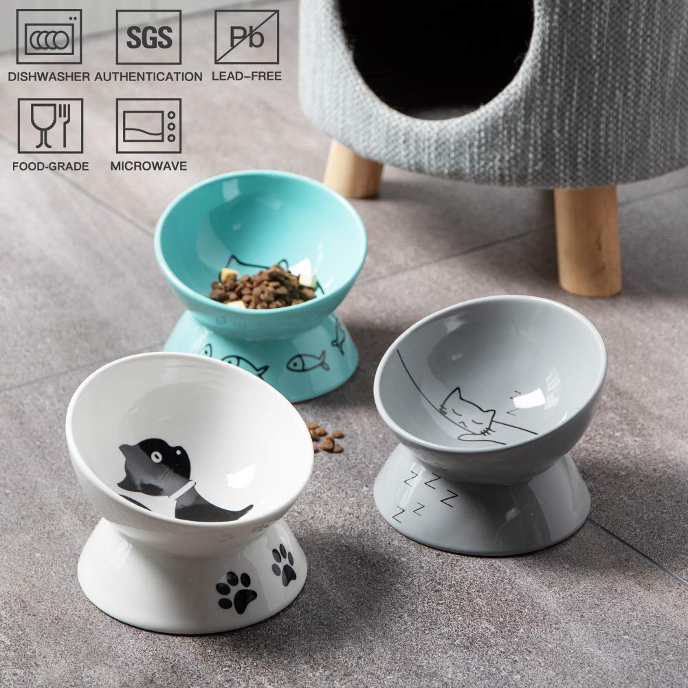 Sweejar Home Pet Feeder in 5 Inch, BlackNew