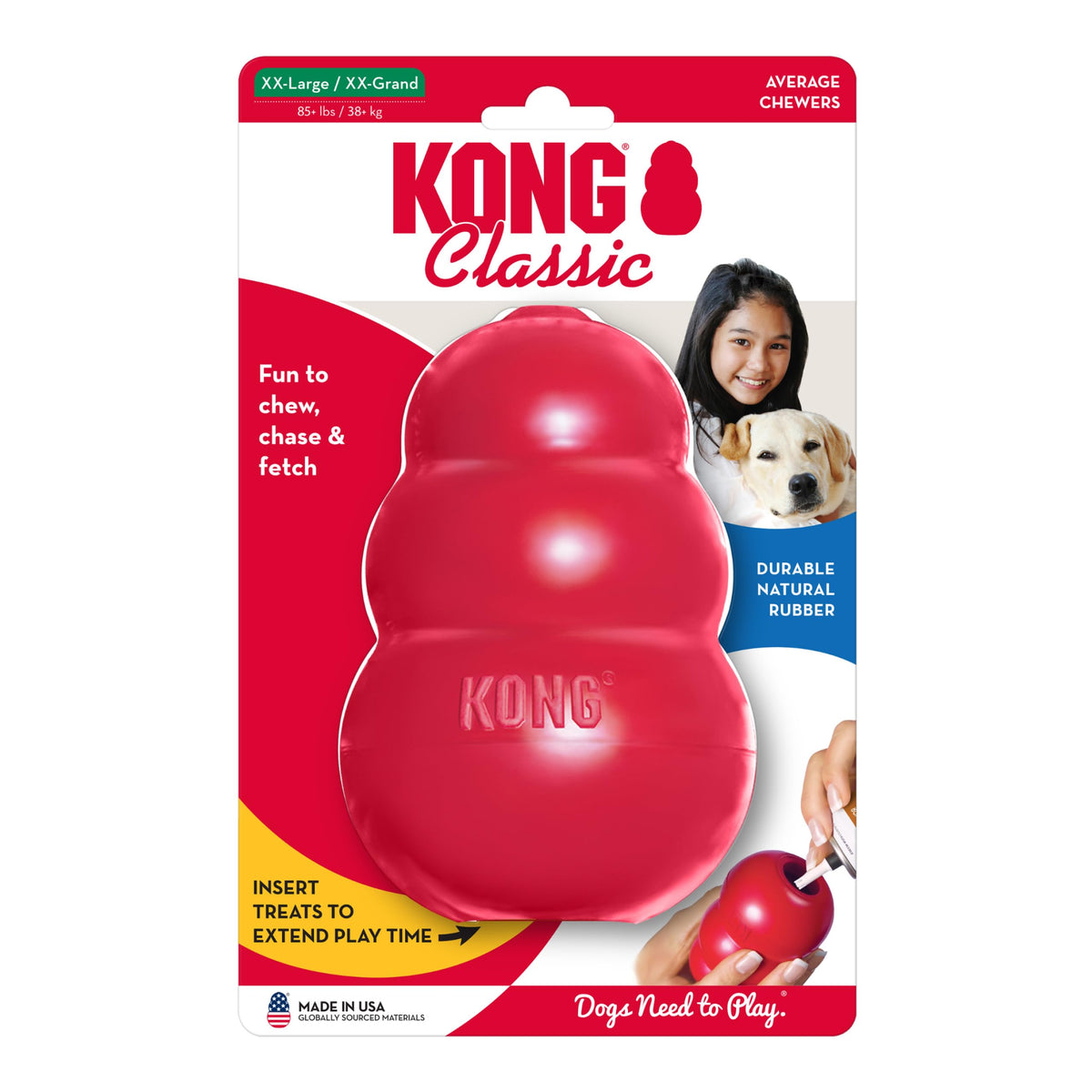 KONG Pet Toy in XX-Large, Red