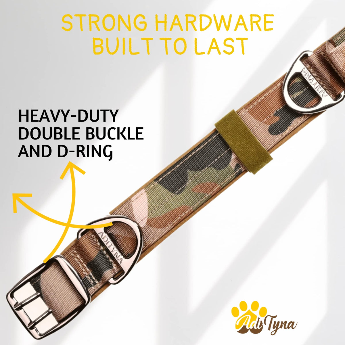 ADITYNA Animal Collar in Extra-Large: Fit 24-30" Neck, Camo