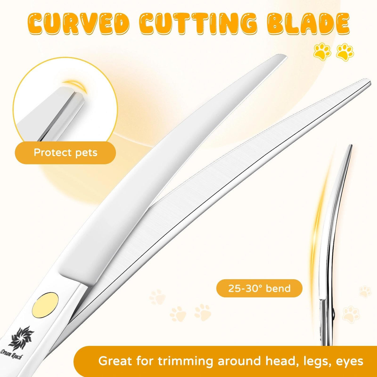 Dream Reach Scissors in 6.95 inch, Gold