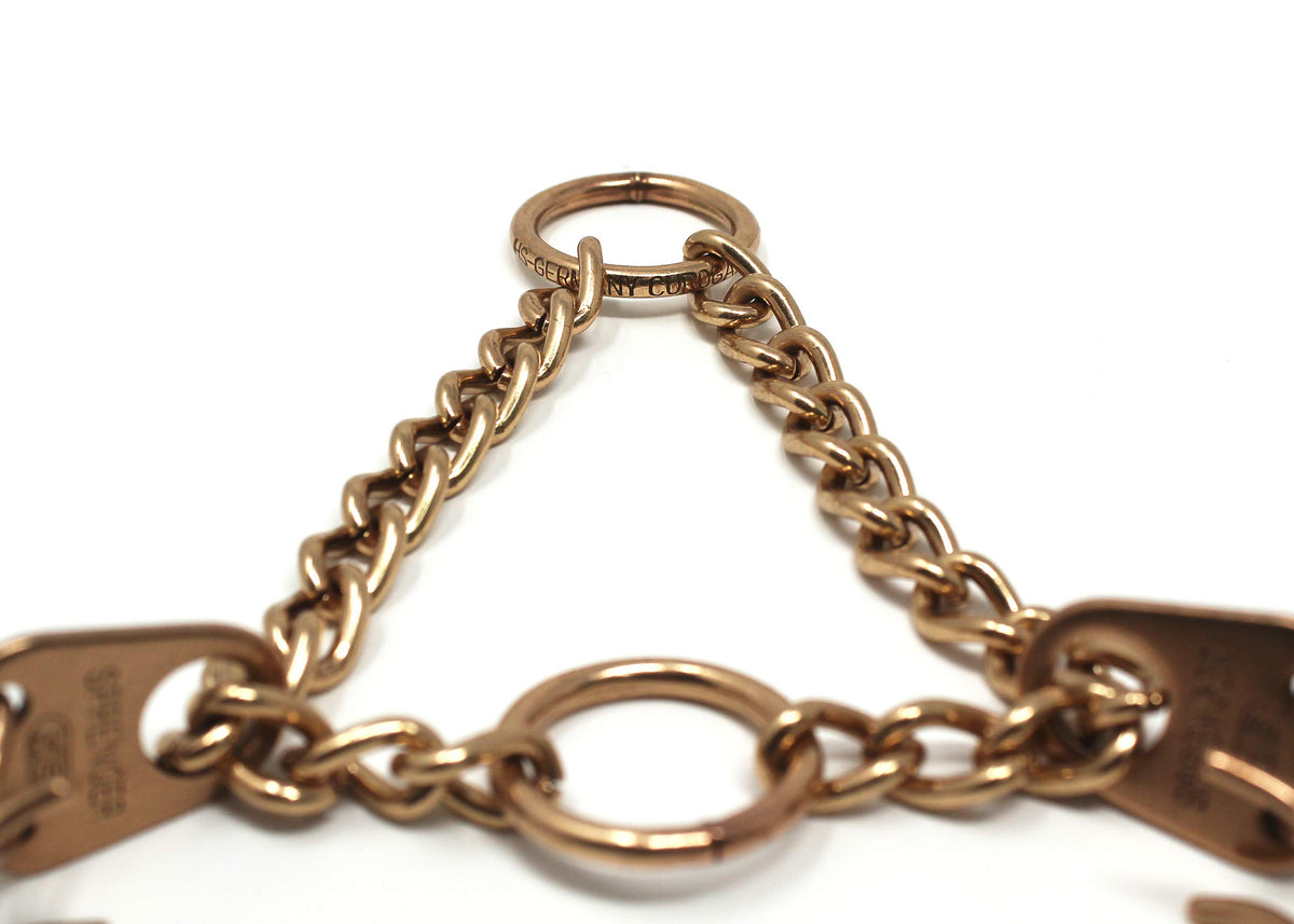 Herm Sprenger Animal Collar in 16in (41cm) x 2.25mm, Gold