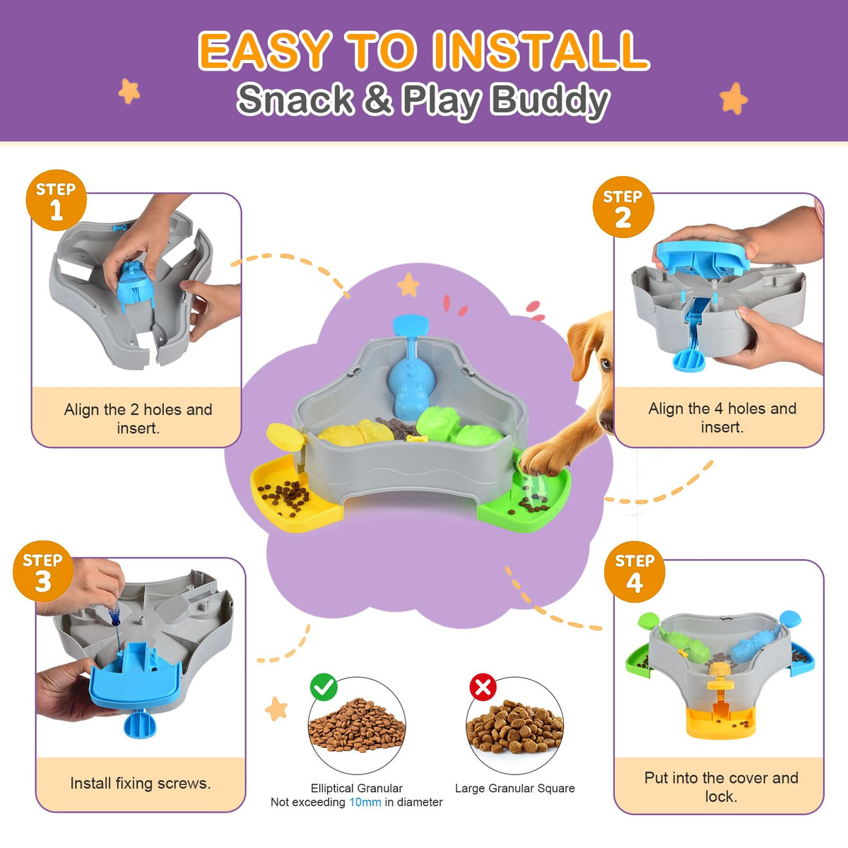 Star&Mi Pet Feeder in 3 in 1
