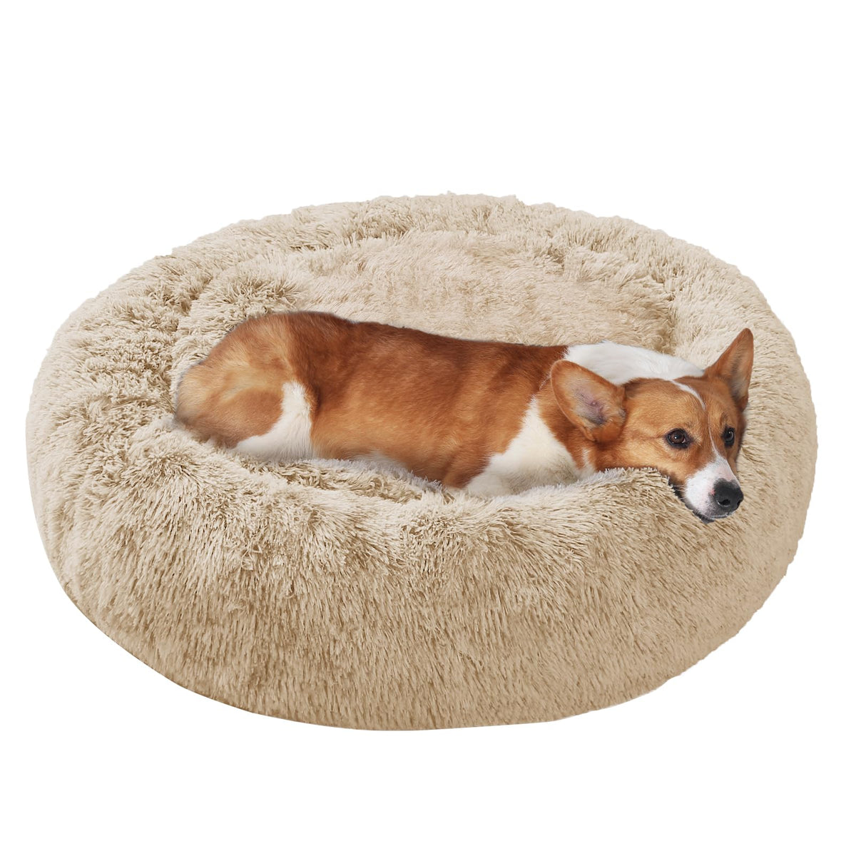 JOLLYVOGUE Pet Bed Mat in 27", Off - White