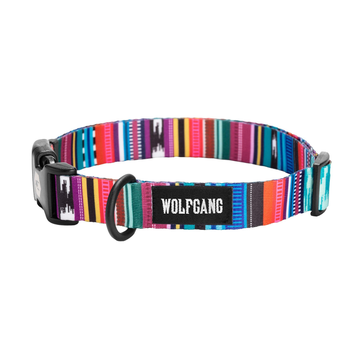 Wolfgang Man & Beast Animal Collar in Large (1 Inch x 18-26 Inch), Quetzal Print