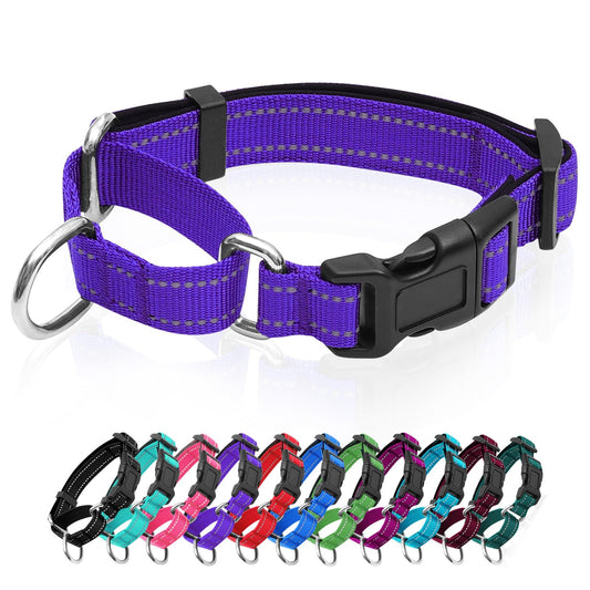 GDLKPS Animal Collar in XS:3/4" Wide for 11.5"-13.5" Neck, Purple