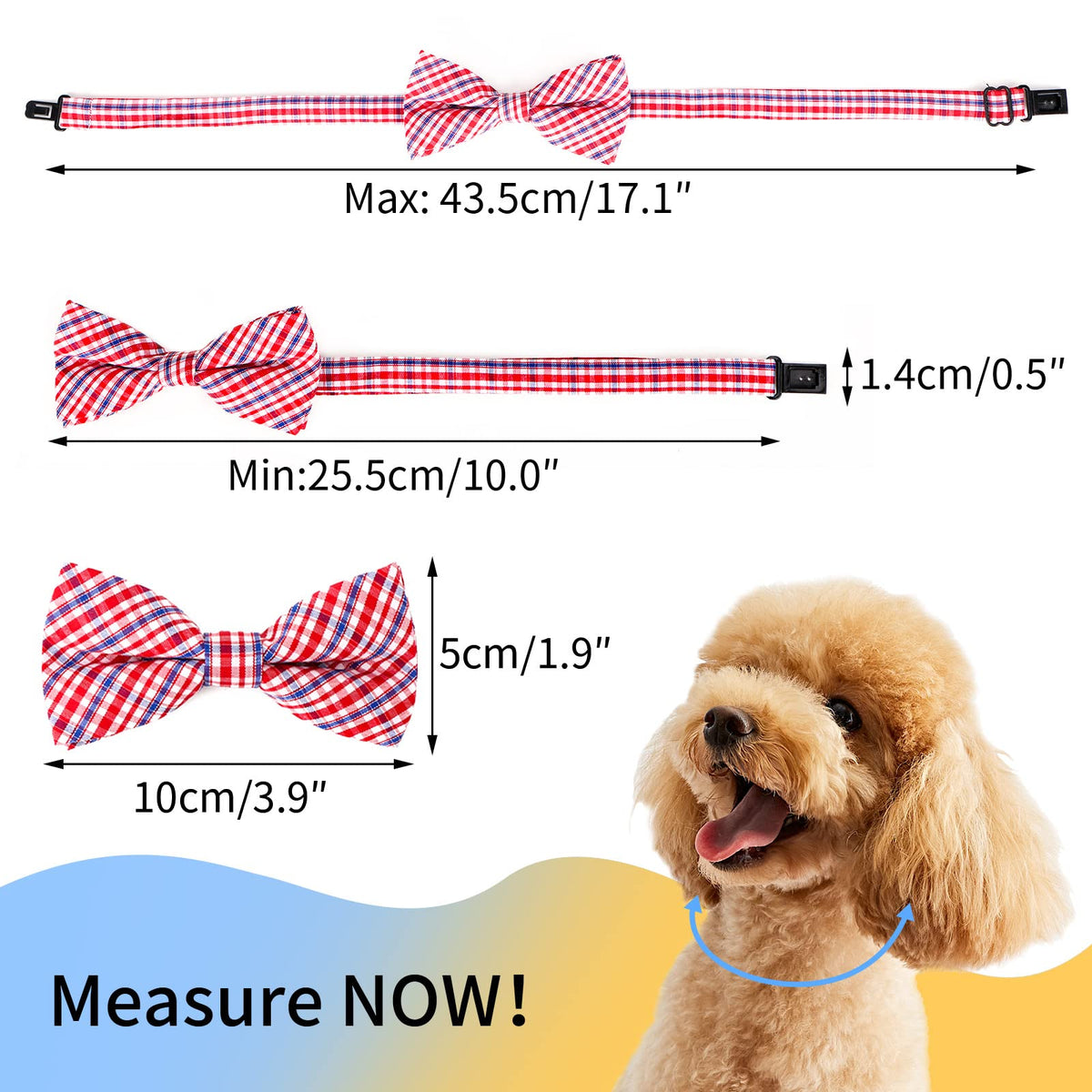 Segarty Pet Apparel in Adjustable (8.5''-15.2''), 10pcs-various
