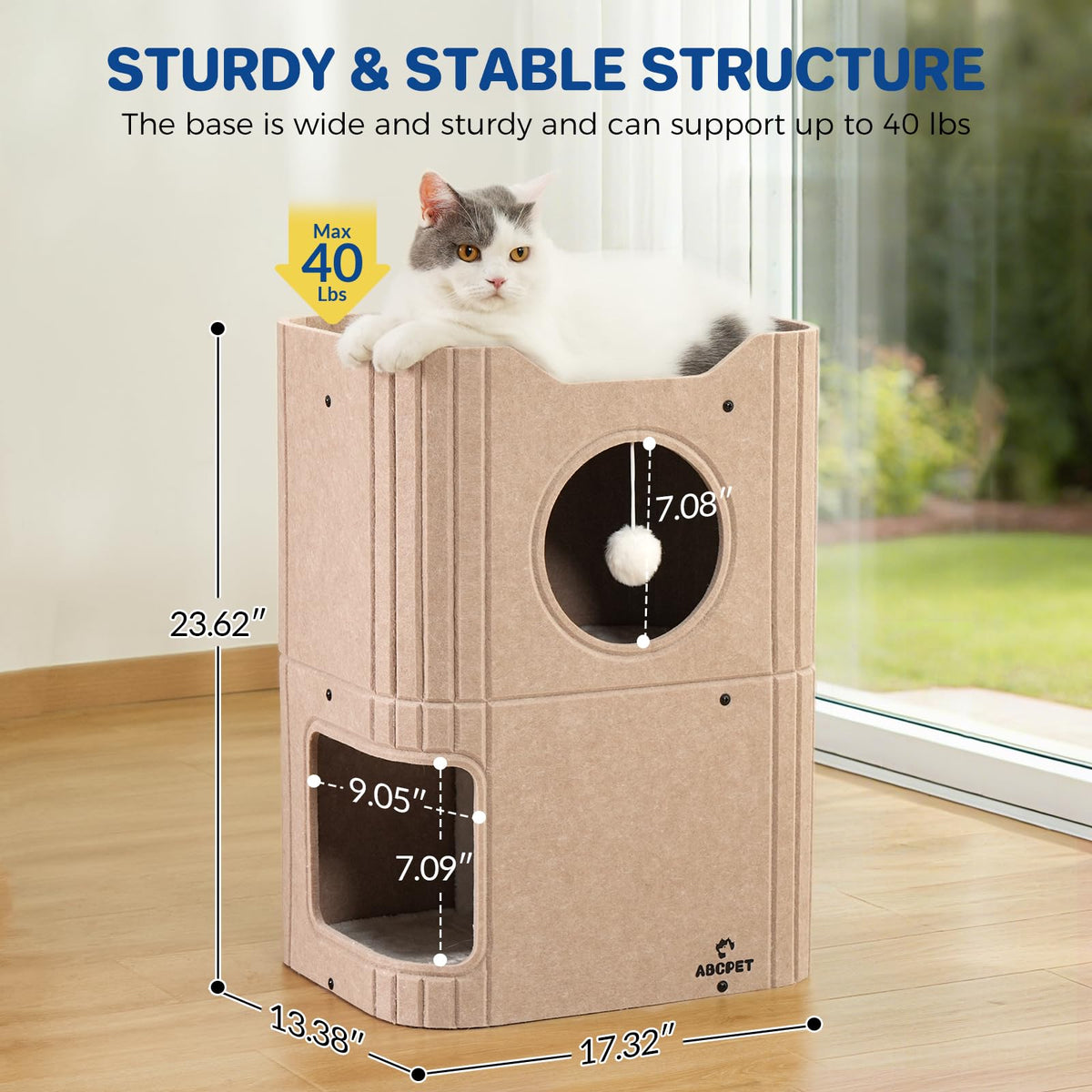 ABCPET Animal Shelter in Beige