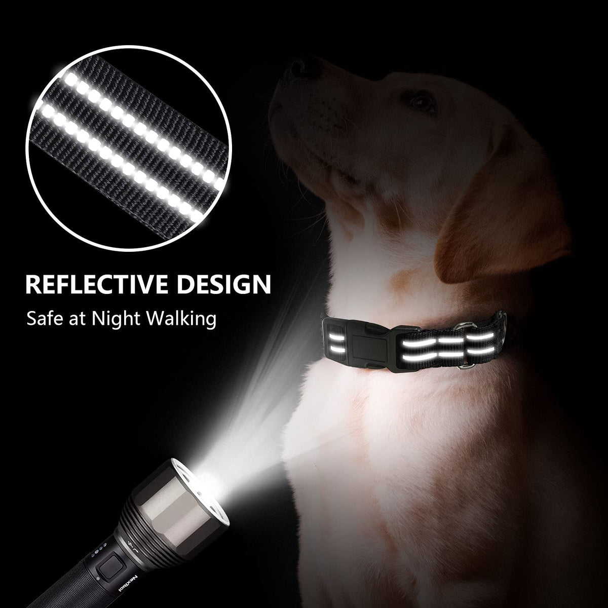 Hikiko Animal Collar in X-Small, Black