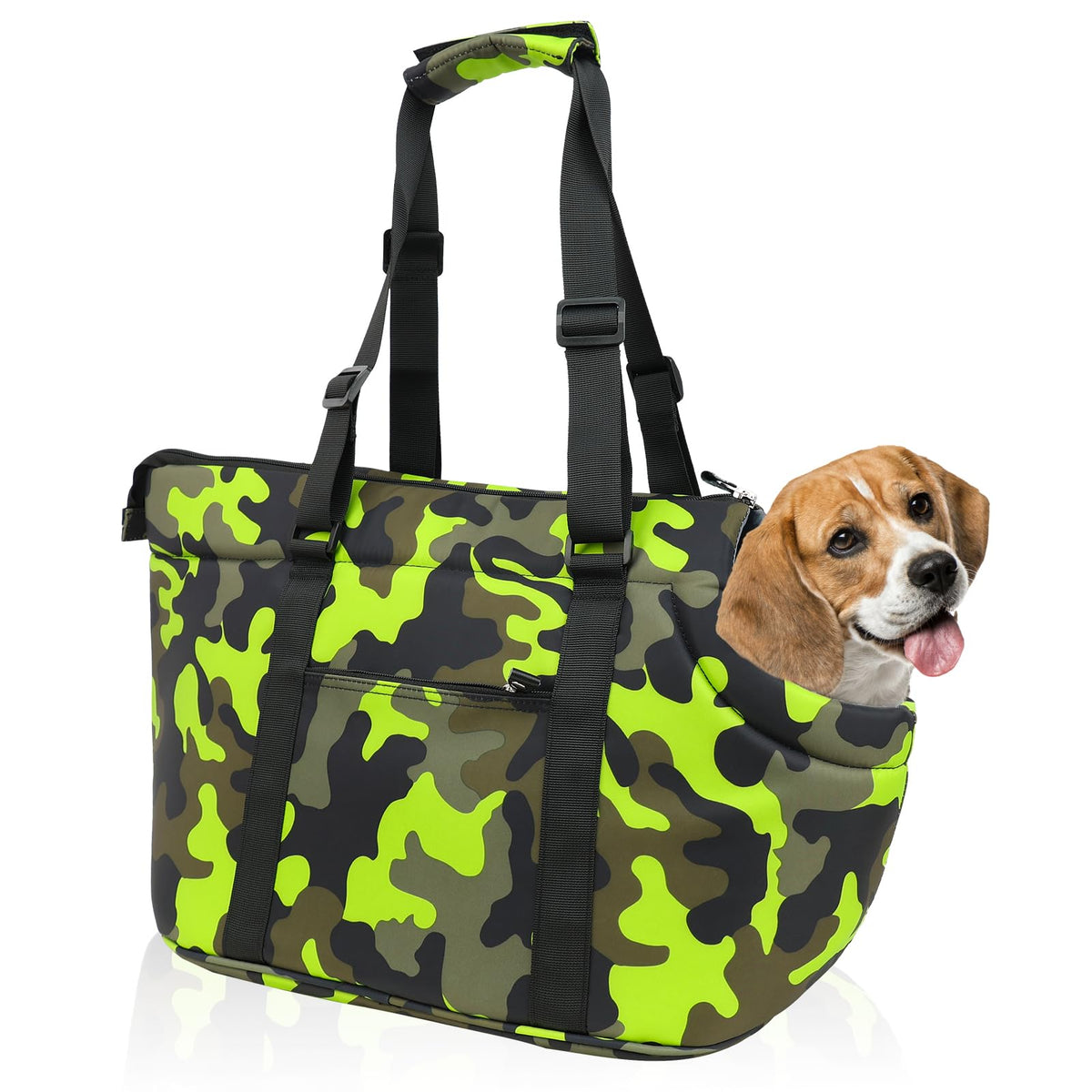 DELTAMANN Animal Carrier in 23.0"L x 6.0"W x 12.6"H, Camouflage Green