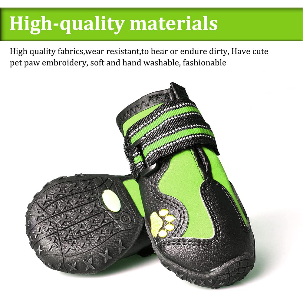 CovertSafe& Paw Hoof Protector in Size 1: （2.3''x1.6'')(L*W) for 10-23 lbs, Green