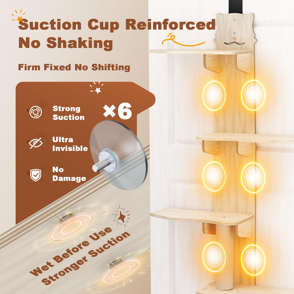 EBuZhe Pet Activity Structure in Natural wood colour