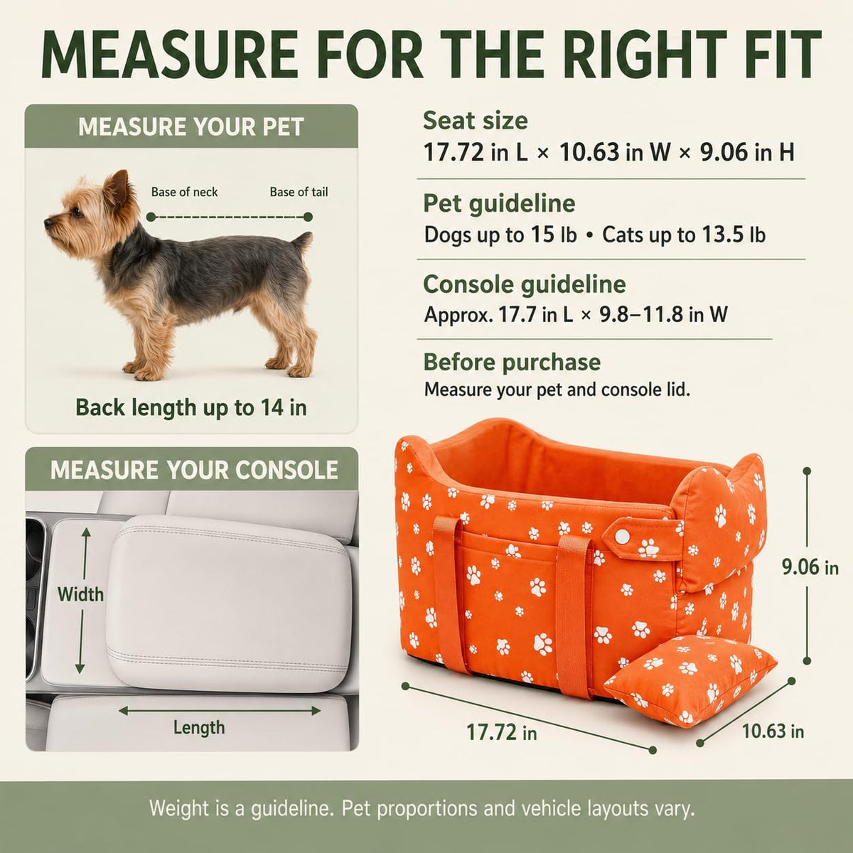 Cullaby Pet Seat in Tomato Red
