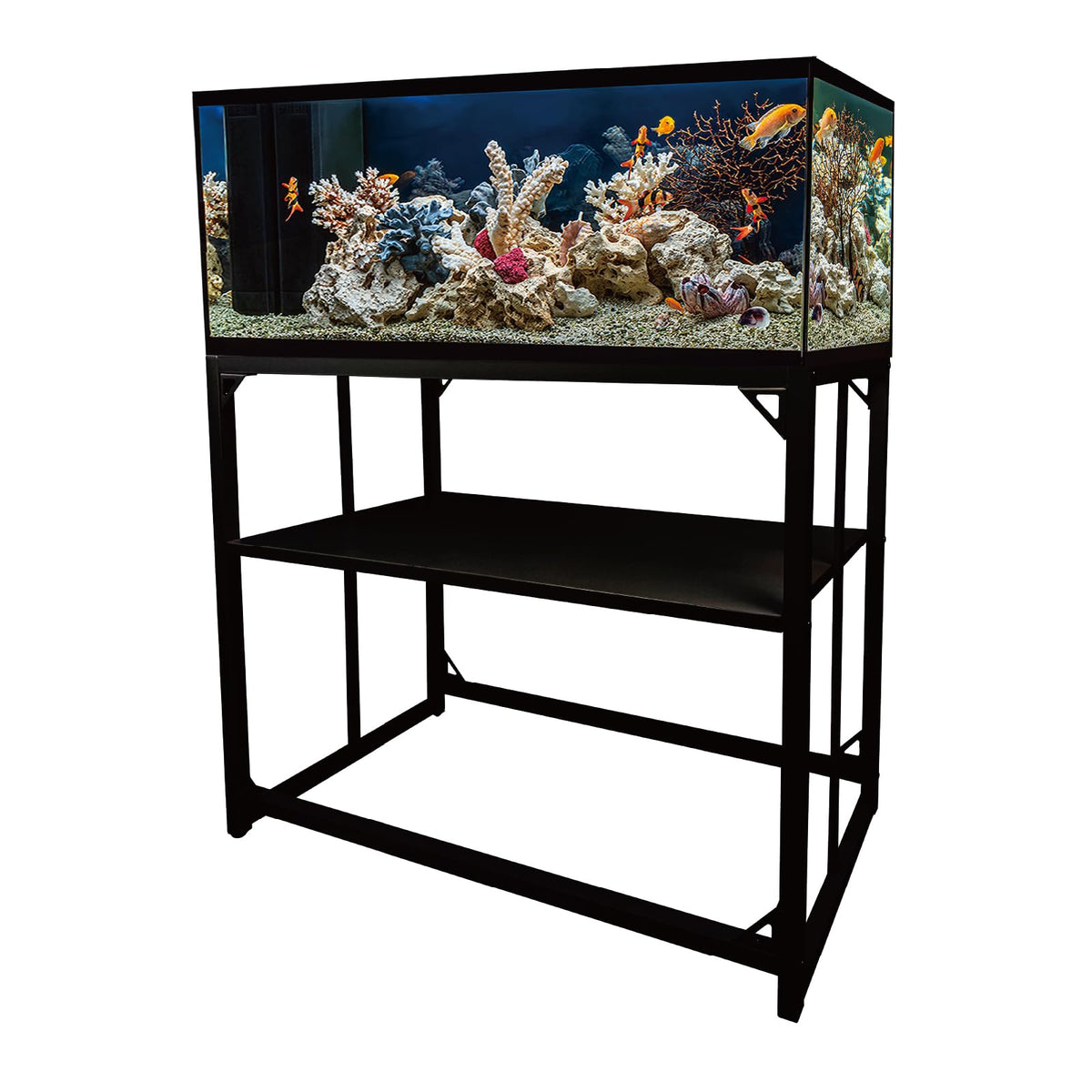 MEWSDEN Item Stand in (40 Gallon)36.5"x18.5", Black