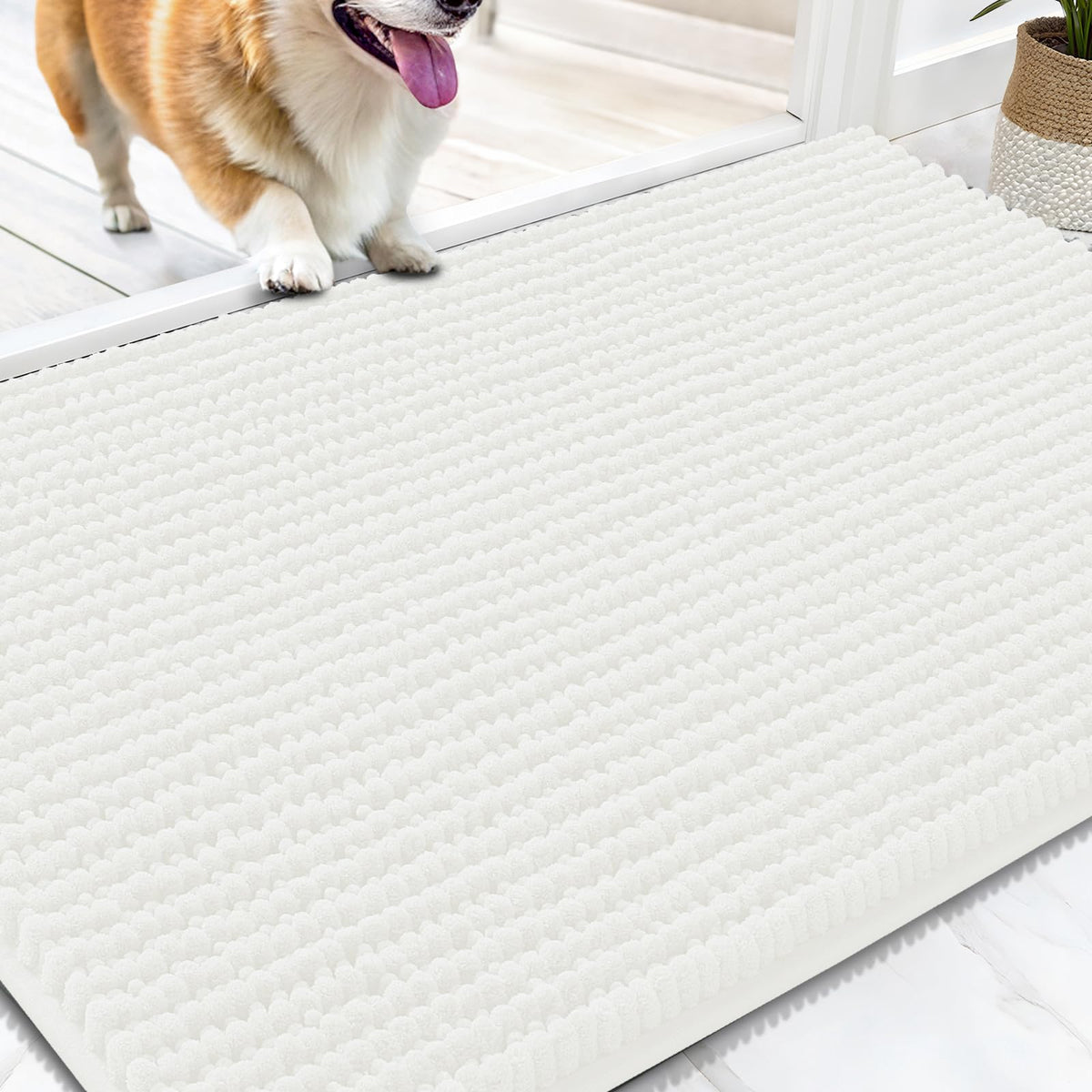 OLANLY Pet Bed Mat in 30" X 20", Ivory