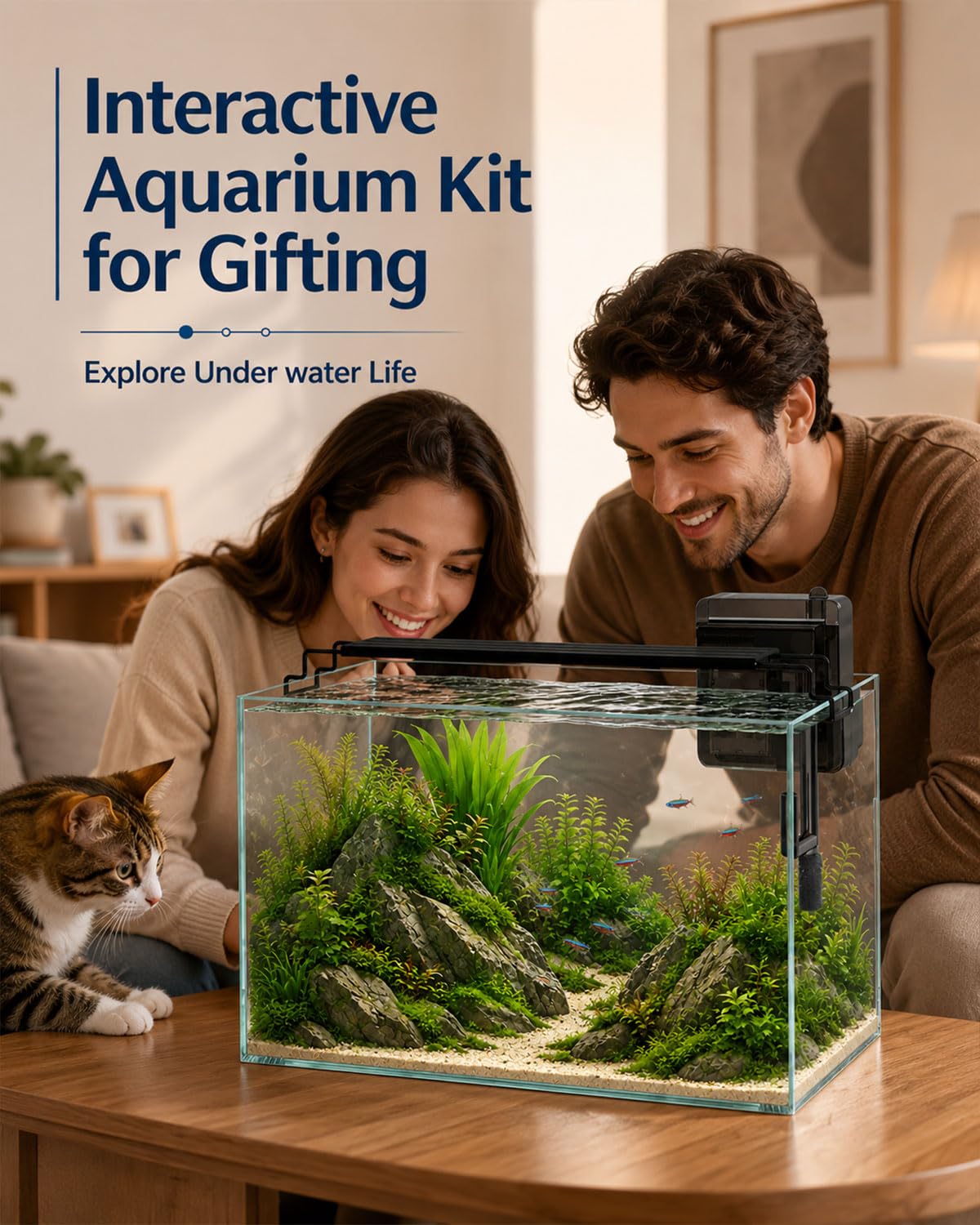 minilake Vivarium in 10 Gallon, Transparent