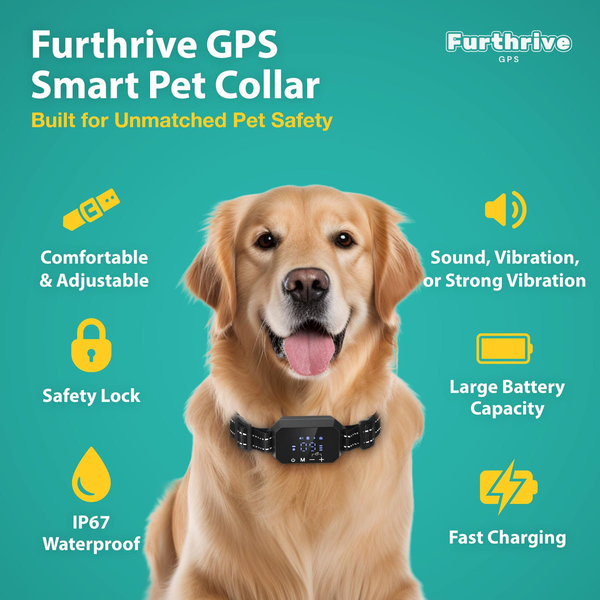 FREEZE2TRIM Animal Harness in Adjustable, Black