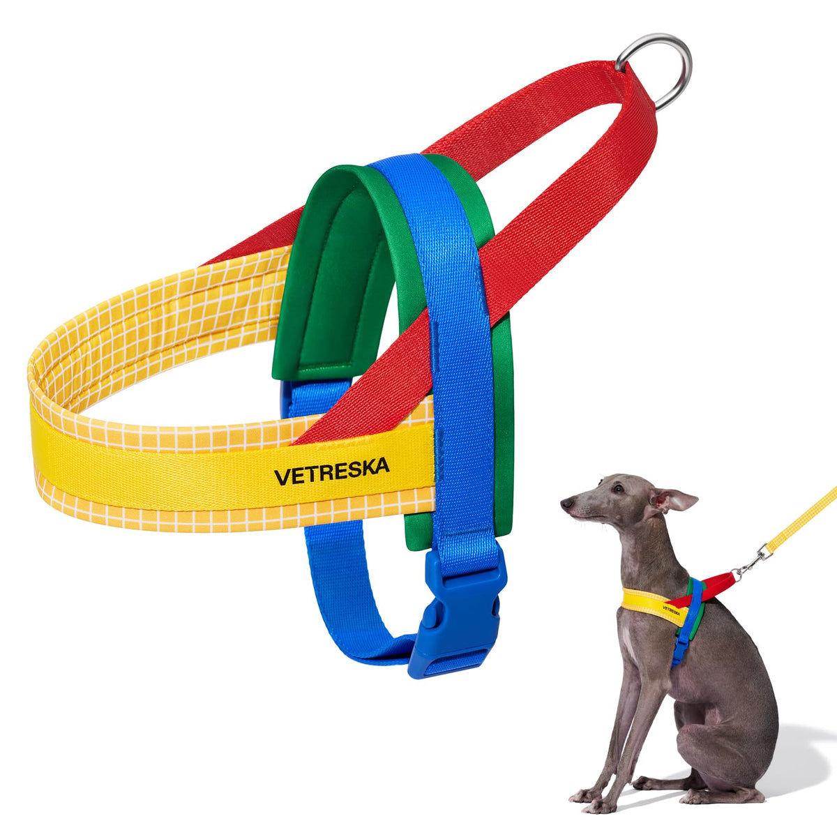 VETRESKA Animal Harness in XS(Chest: 16.9"-22"), Chroma Yellow