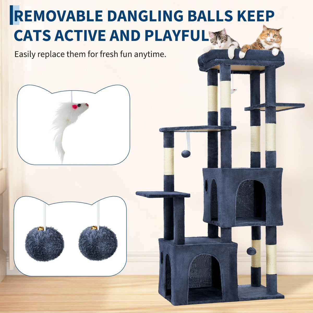 OUTLANE Pet Activity Structure in Blue, Blue