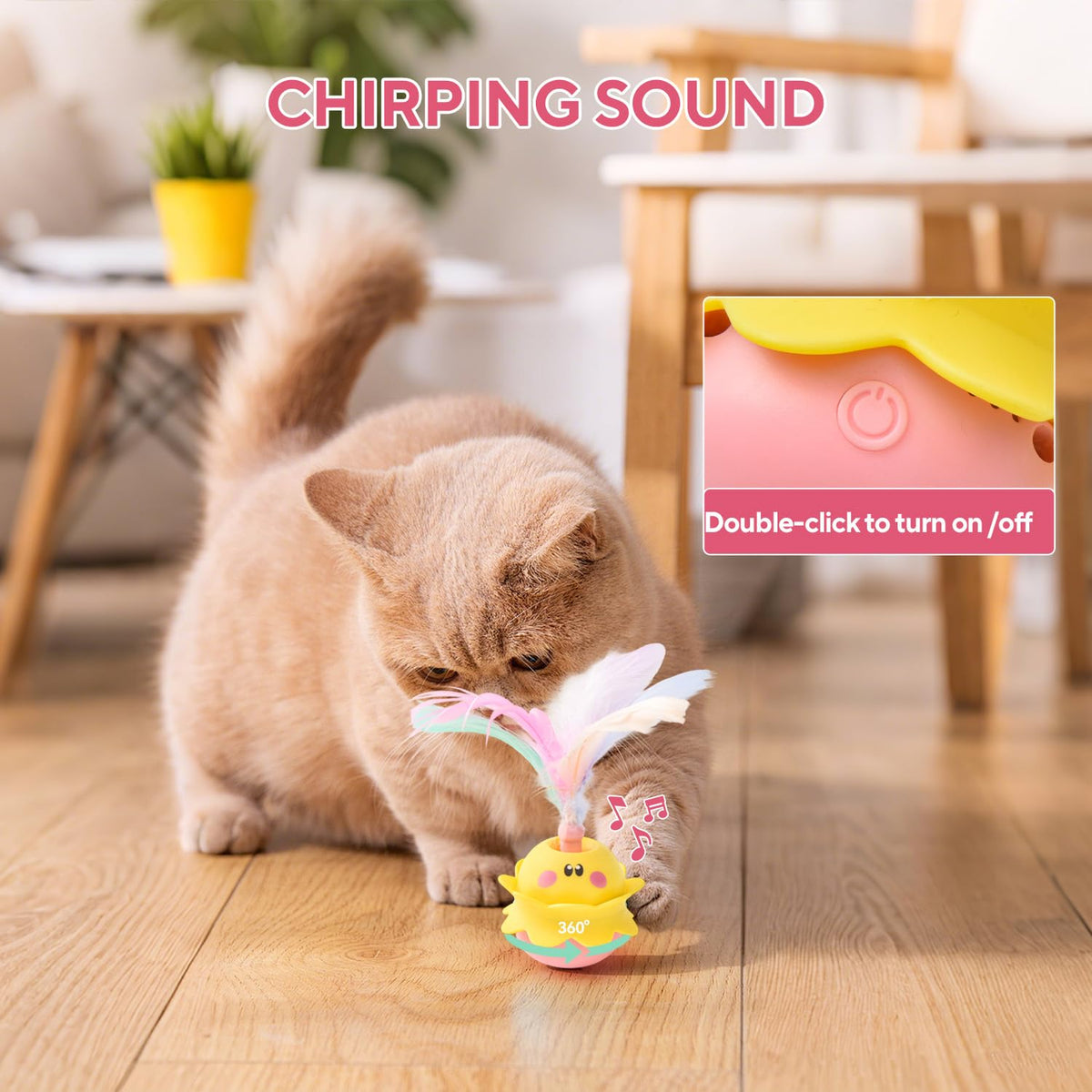LIFLIX Pet Toy in Yellow